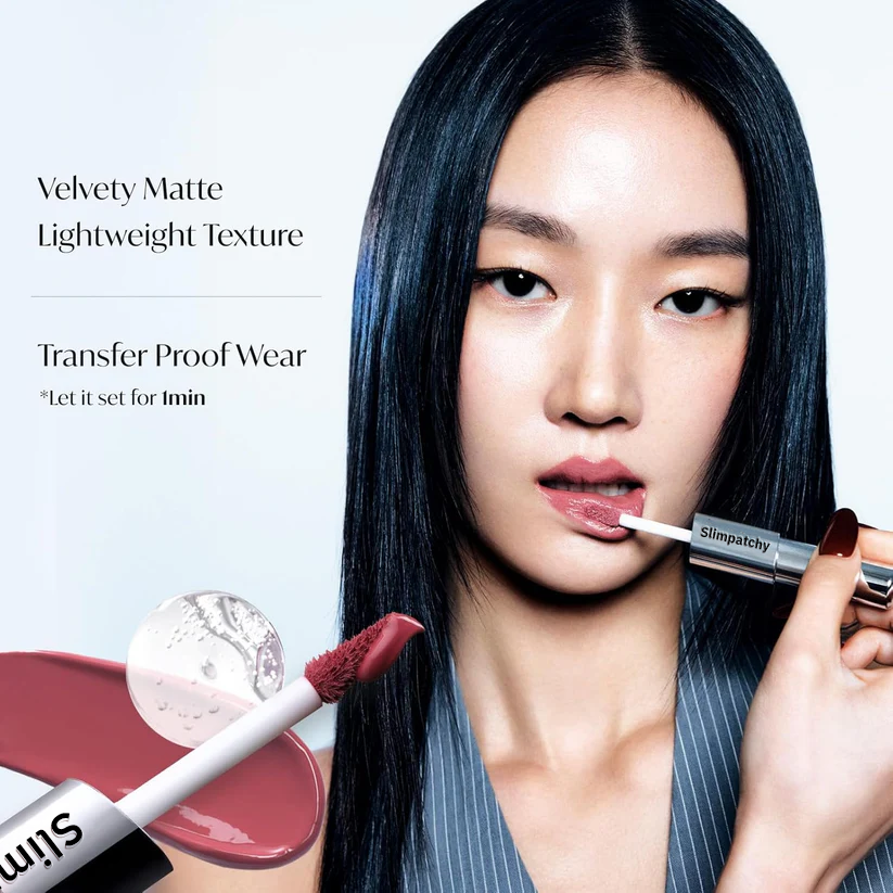 Perfect Twin Lip — Dual-Ended Liquid Lipstick with Velvet Matte Color and Glossy Shine